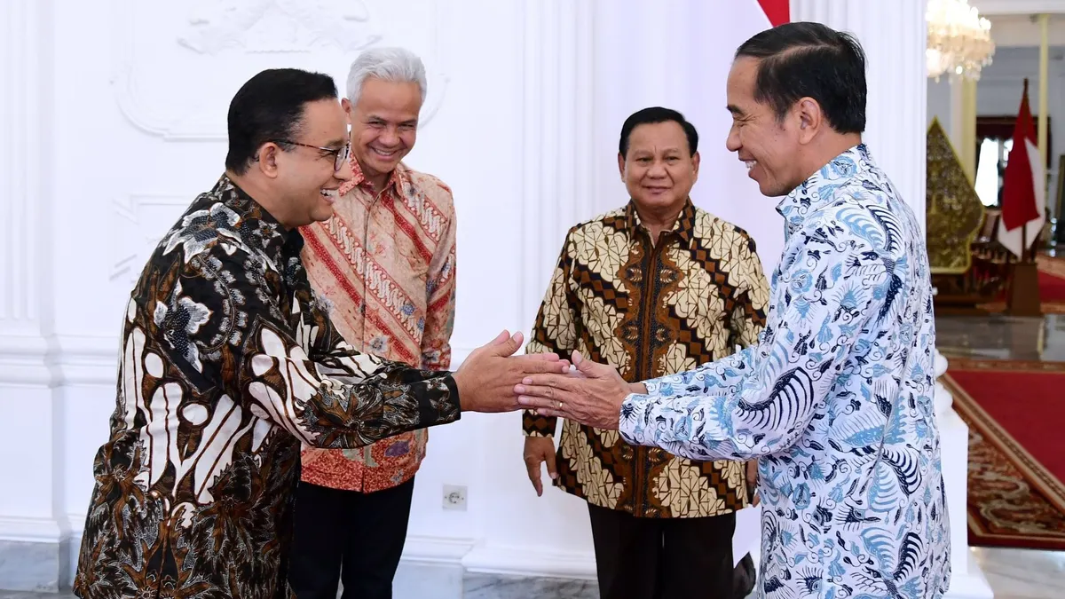 Pernyataan Jokowi soal gaji TNI ini sekaligus menanggapi kritik dari calon presiden nomor urut 1, Anies Baswedan.