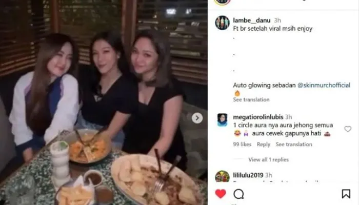 Bella Damaika dan Kedua Temannya