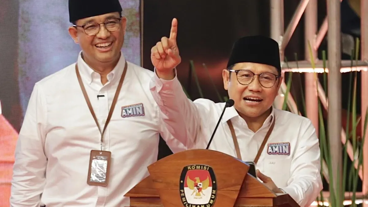 Anies Baswedan dan Muhaimin Iskandar (AMIN).