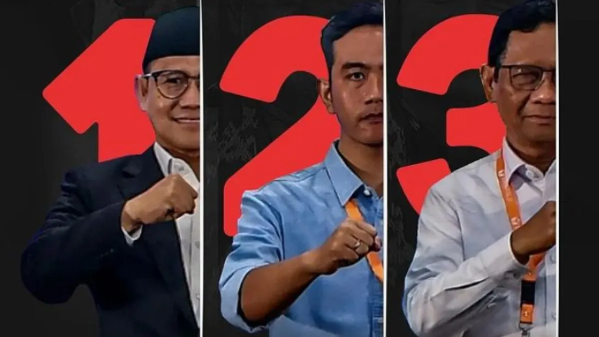 Debat cawapres perdana, Muhaimin Iskandar, Gibran Rakabuming Raka dan Mahfud MD