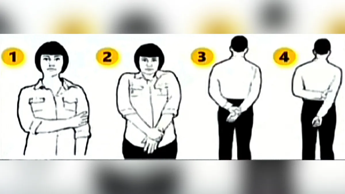 Mengungkap kepribadian dari cara melipat tangan.