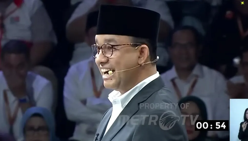 Calon presiden (capres) nomor urut 1 Anies Baswedan