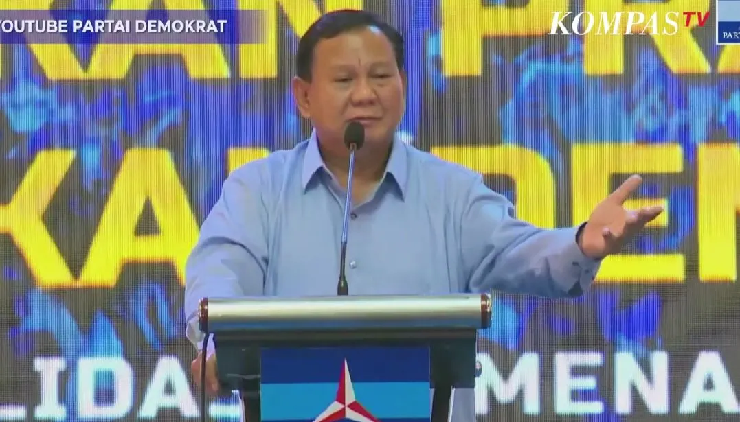 Capres Koalisi Indonesia Maju (KIM) Prabowo Subianto menyebut demokrasi di Indonesia belum sempurna.