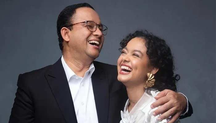 Anies Baswedan bersama putrinya, Mutiara Baswedan