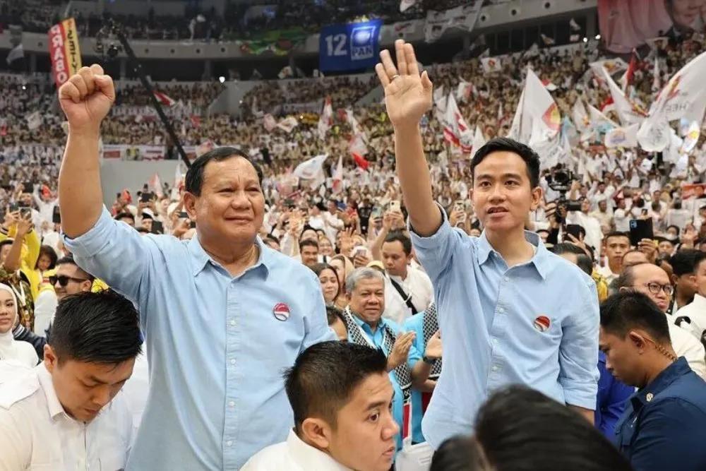 Pasangan Capres-Cawapres Prabowo Subianto dan Gibran Rakabuming