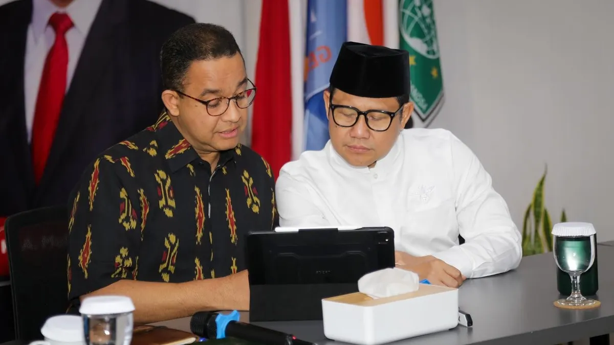 Anies baswedan dan Muhaimin Iskandar (Cak Imin),