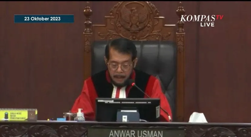 Ketua MK Anwar Usman