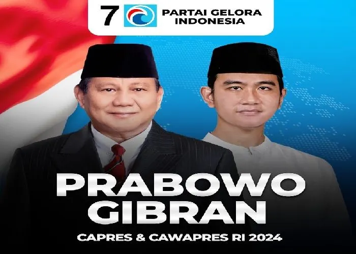 Potret Prabowo Subianto dan Gibran Rakabuming Raka