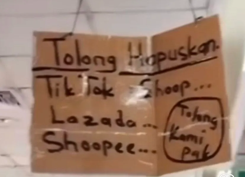 Tulisan Pedagang Tanah Abang Minta E-commerce Lain Ditutup Juga yang viral