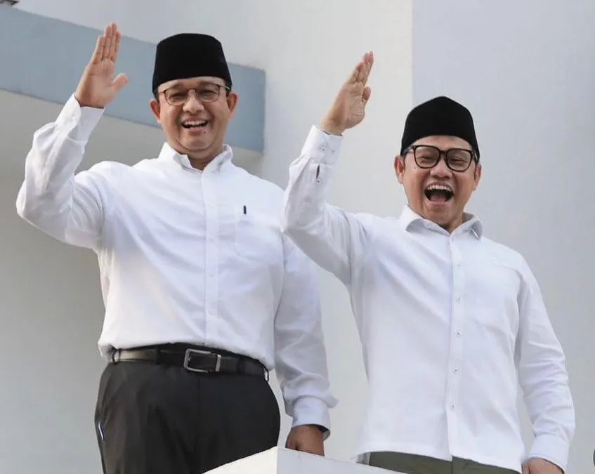 Pasangan AMIN atau Anies Baswedan dan Cak Imin. (Instagram @dpp_pkb)