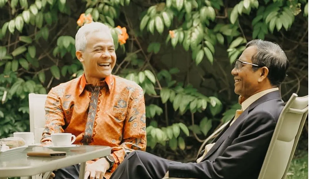 Ganjar Pranwo dan Mahfud MD