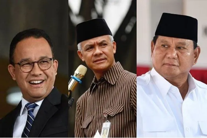  Kolase Anies Baswedan, Ganjar Pranowo, dan Prabowo Subianto