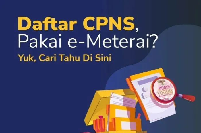 Cara beli e-Materai untuk syarat CPNS 2023