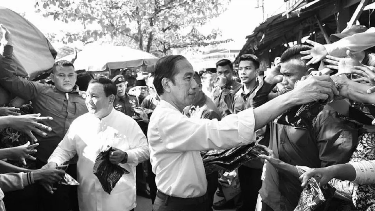 Mengetahui Prabowo Subianto menamai koalisi partai pendukungnya dengan nama yang sama dengan kabinetnya, Jokowi kemudian menanggapinya.