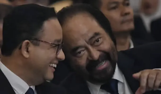Anies Baswedan dan Surya Paloh
