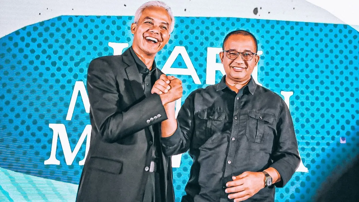 Ganjar Pranowo dan Anies Baswedan 