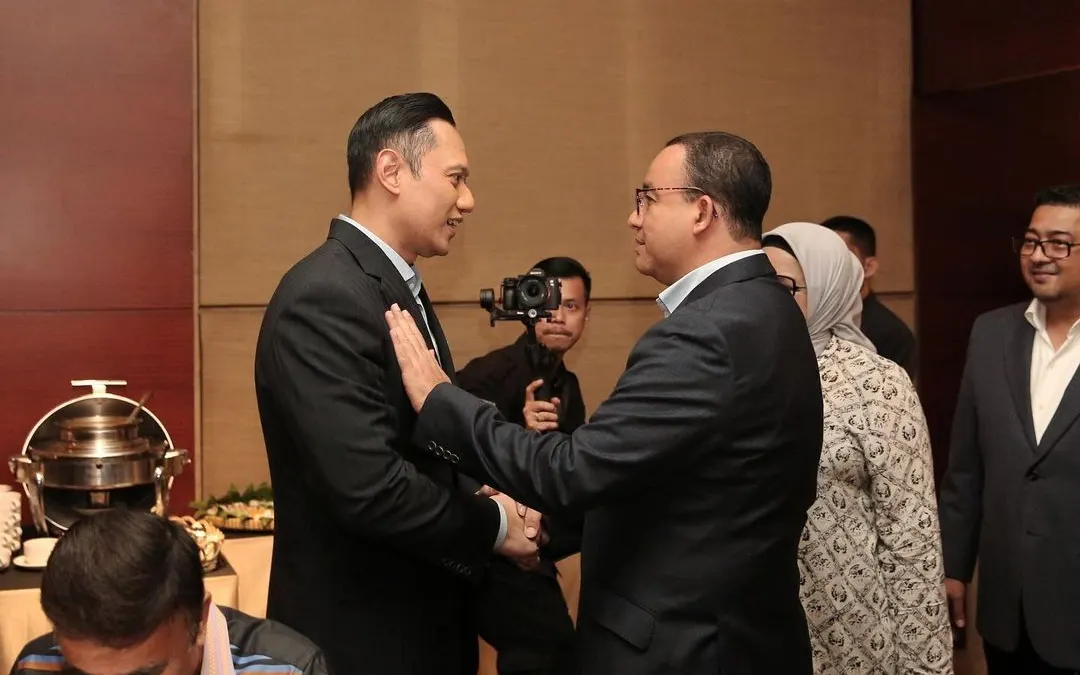 AHY dan Anies Baswedan 