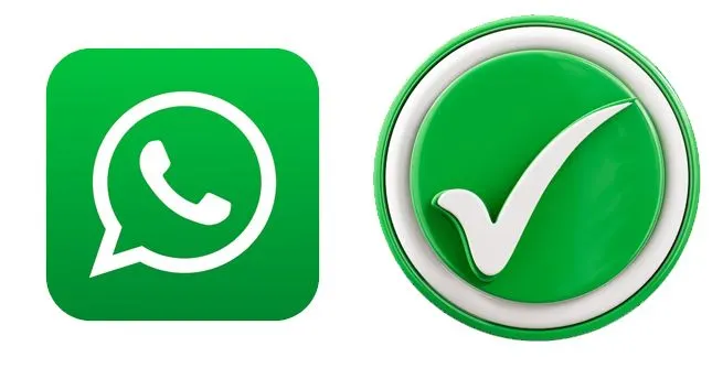 Ilustrasi Centang Hijau WhatsApp