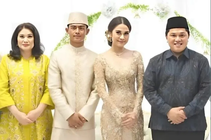 Momen Ketua PSSI, Erick Thohir hadiri pernikahan Pratama Arhan dan Azizah Salsha di Tokyo, Jepang