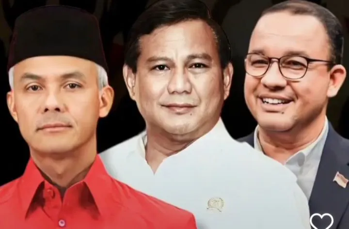 Hasil survei LSI terbaru elektabilitas tiga capres Prabowo Subianto, Ganjar Pranowo dan Anies Baswedan