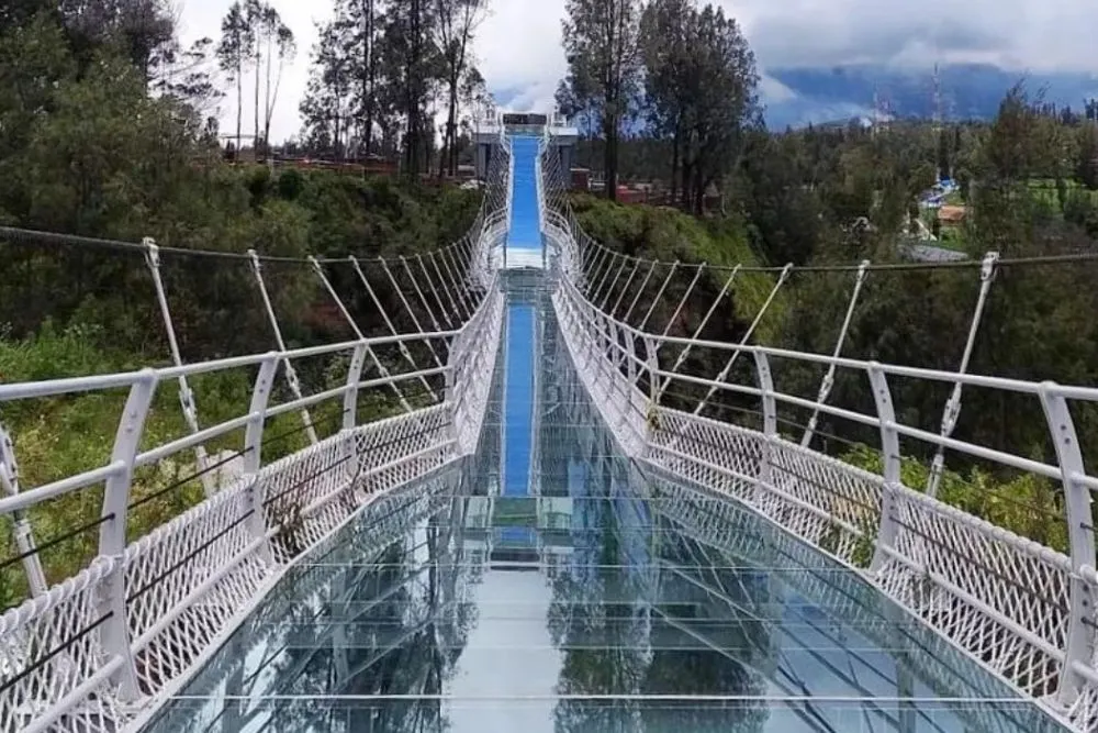Viral Jembatan Kaca Bromo akan Dibuka Desember, Bisa Tampung 100 Orang, Warganet: Ngeri (Instagram @jembatankacabromo.id)