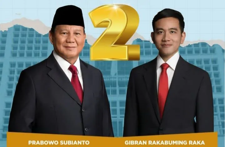 Pasangan capres cawapres Prabowo Gibran
