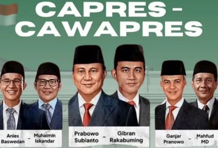 Para peserta Pilpres 2024