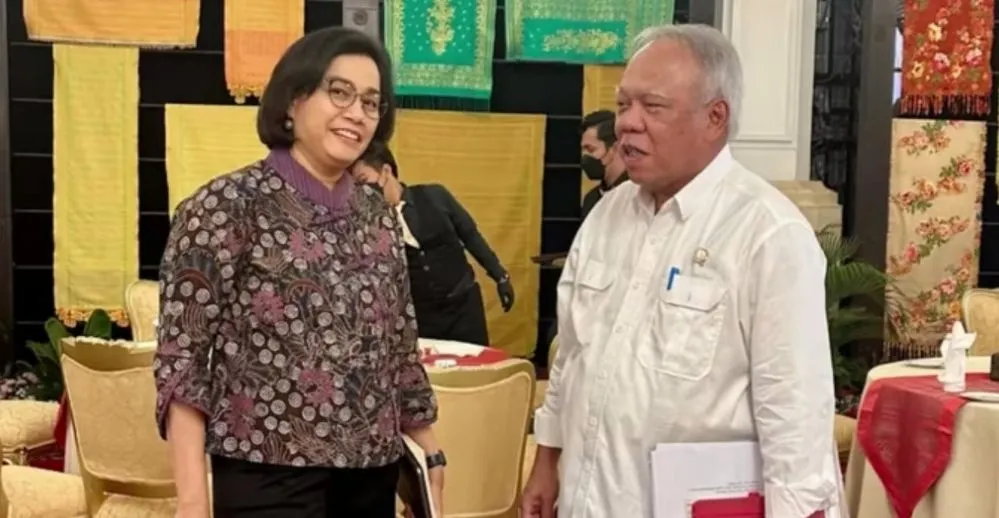 Sri Mulyani dan Basuki Hadi Mulyono