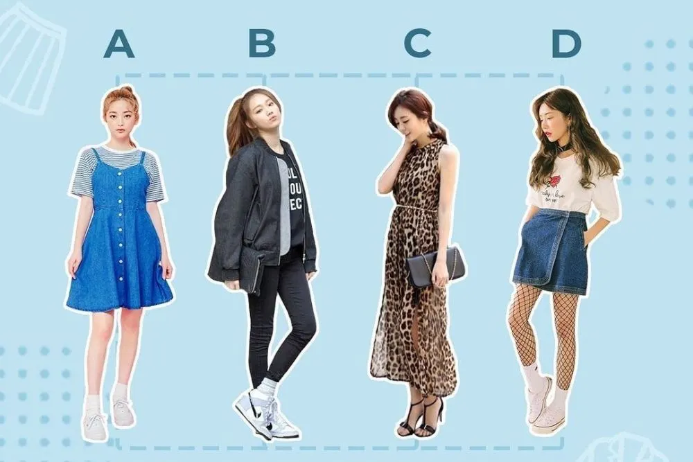 Ilustrasi tes kepribadian lewat fashion