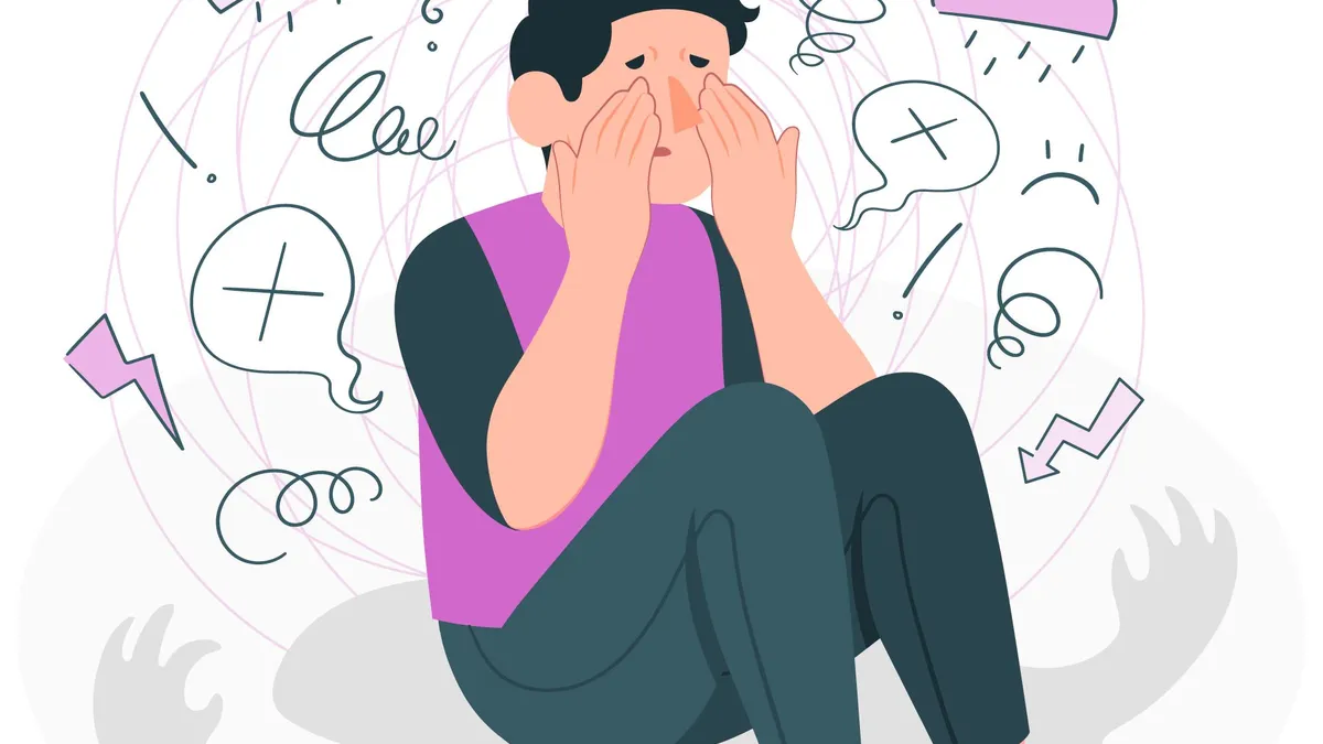 Ilustrasi perasaan misterius