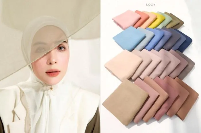 Ilustrasi Jilbab Warna Pastel