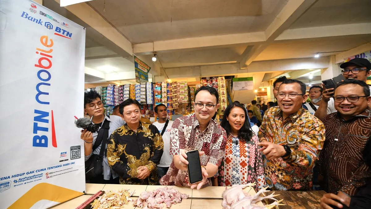 BTN Dorong Digitalisasi Pasar Tradisional Bandung Barat
