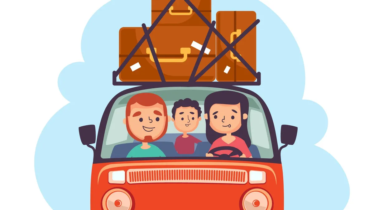 Ilustrasi mudik Lebaran.