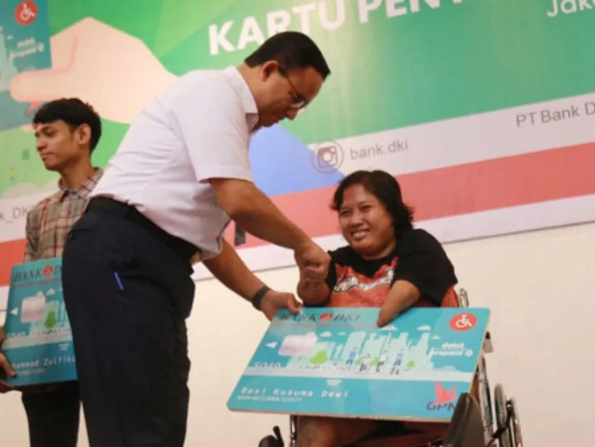 Penyandang disabilitas akan mendapatkan bantuan sosial berupa Kartu Penyandang Disabilitas Jakarta (KPDJ) tahun 2024.