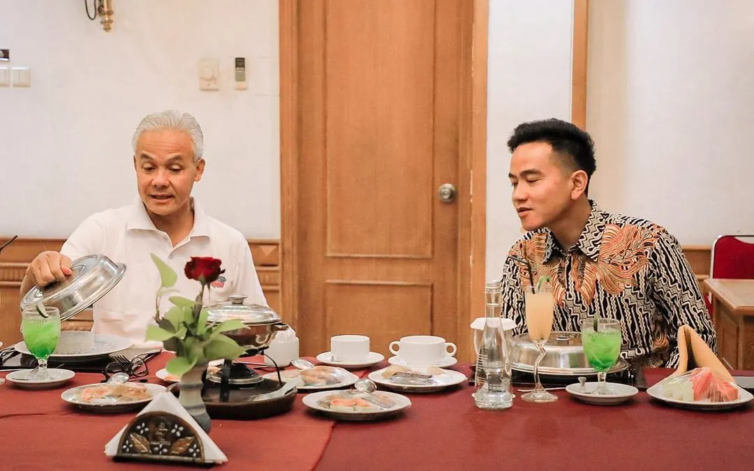 Ganjar Pranowo dan Gibran 
