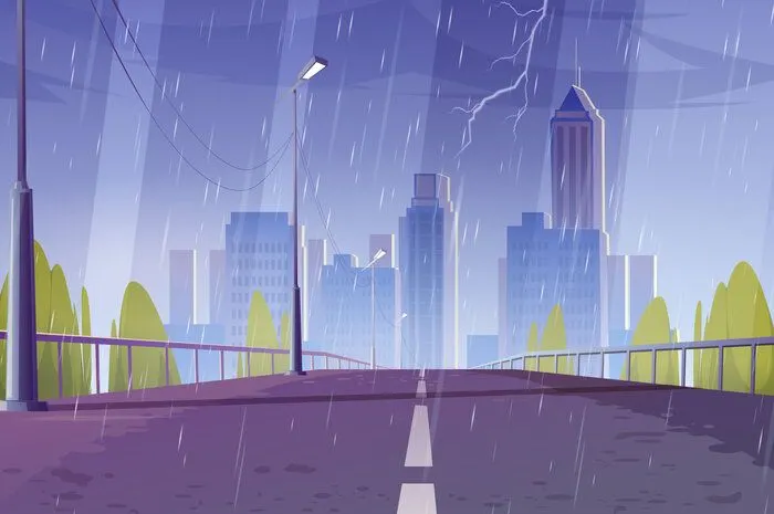 Ilustrasi prakiraan cuara Bekasi.