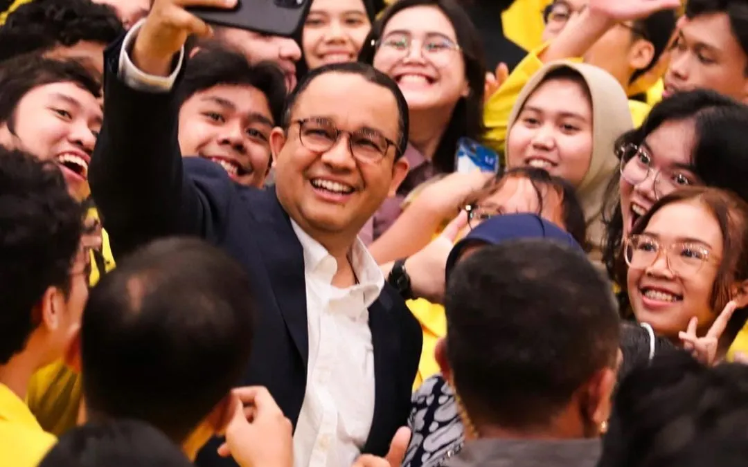 Anies Baswedan ketika menjadi pembicara di FISIP UI