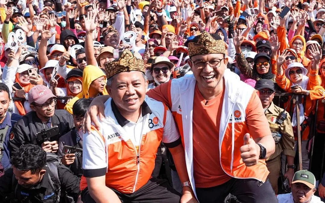 Anies Baswedan dan Sohibul Iman, mantan presiden PKS.