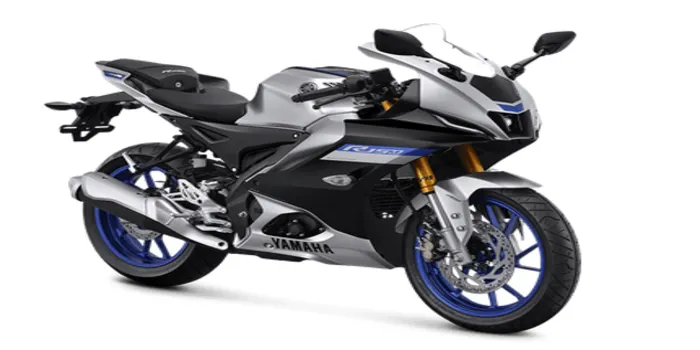 Tampilan sepeda motor Yamaha All New R15 Connected