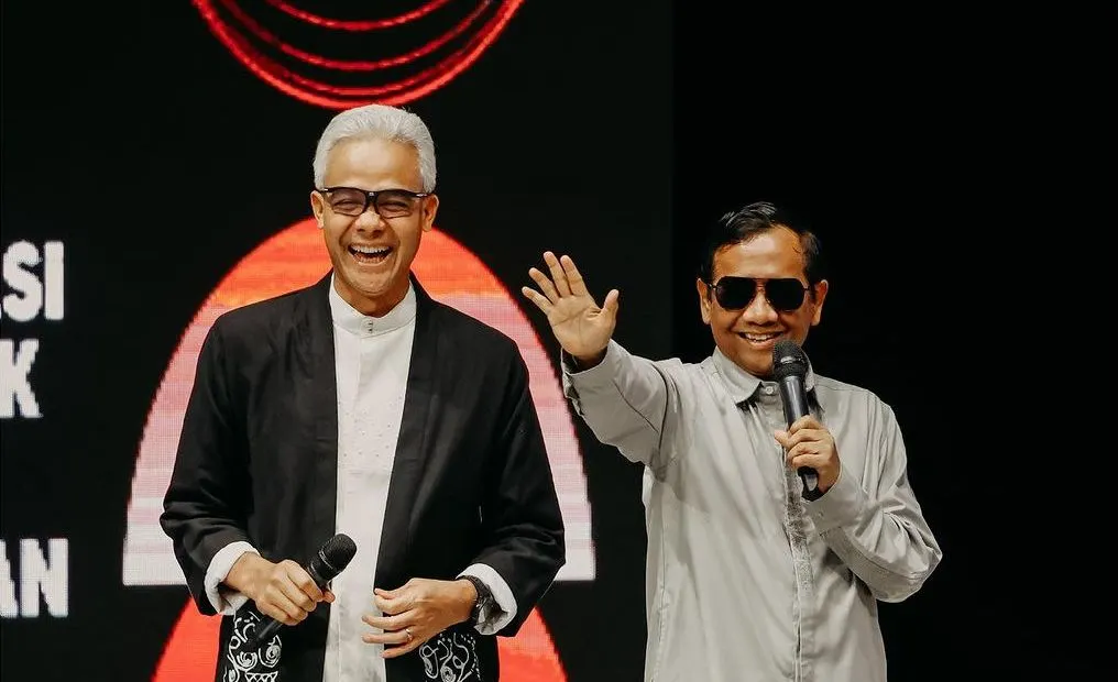 Ganjar Pranowo dan Mahfud MD