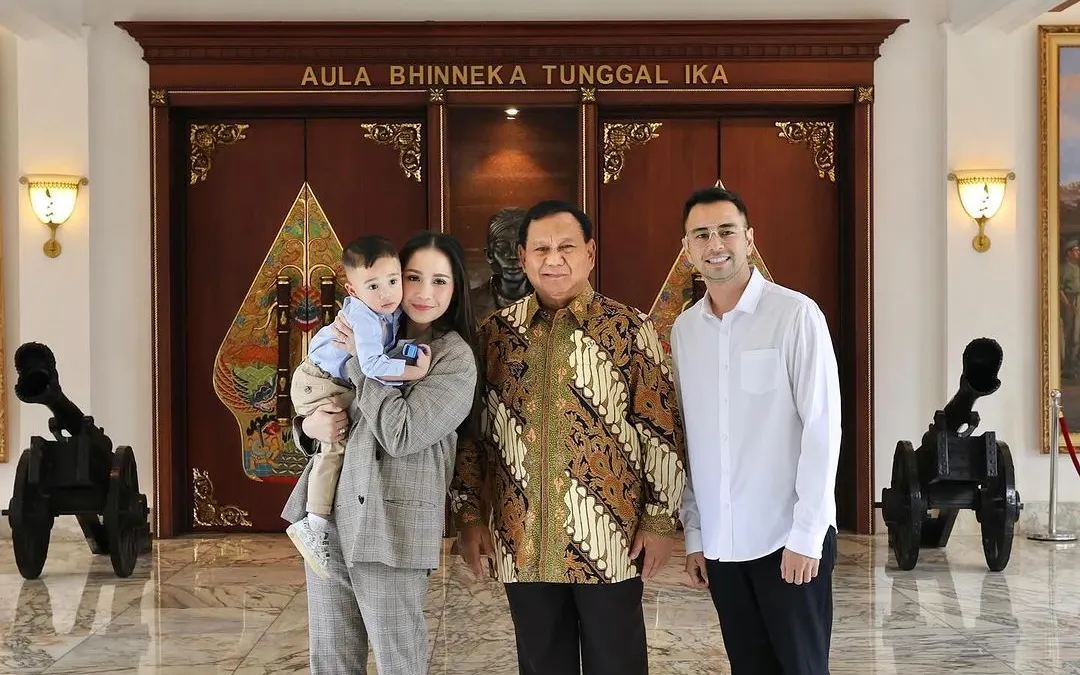 Prabowo Terima Kunjungan Raffi Ahmad dan Artis Lain, Netizen : Cipung Sudah Turun Tangan Guys