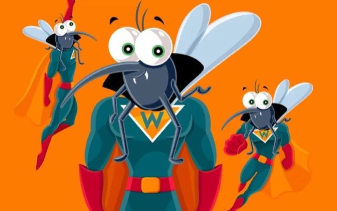 Ilustrasi nyamuk wolbachia
