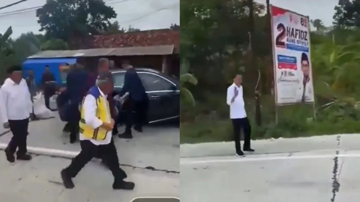 Viral Ban Mobil Dinas Presiden Bocor di Grobogan Jawa Tengah, Jokowi Pilih Jalan Kaki dan Sapa Warga