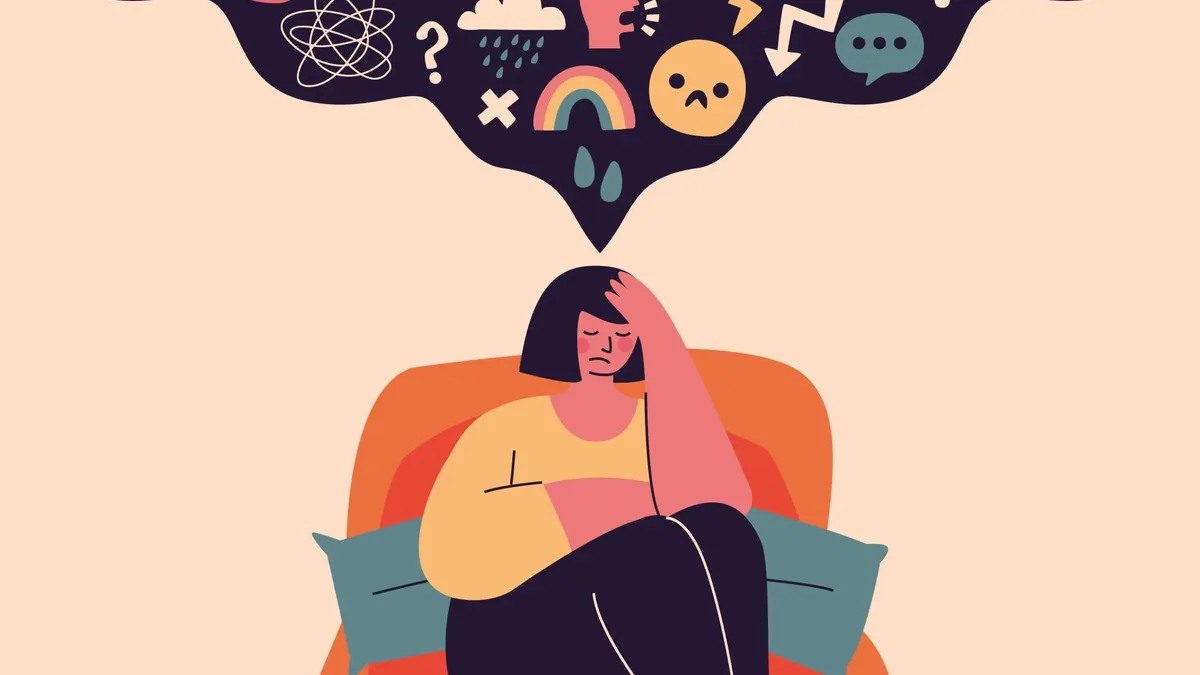 Ilustrasi Seseorang Alami Mental Block