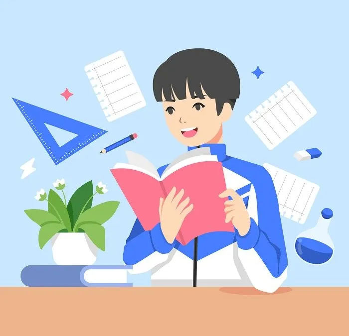 Ilustrasi belajar