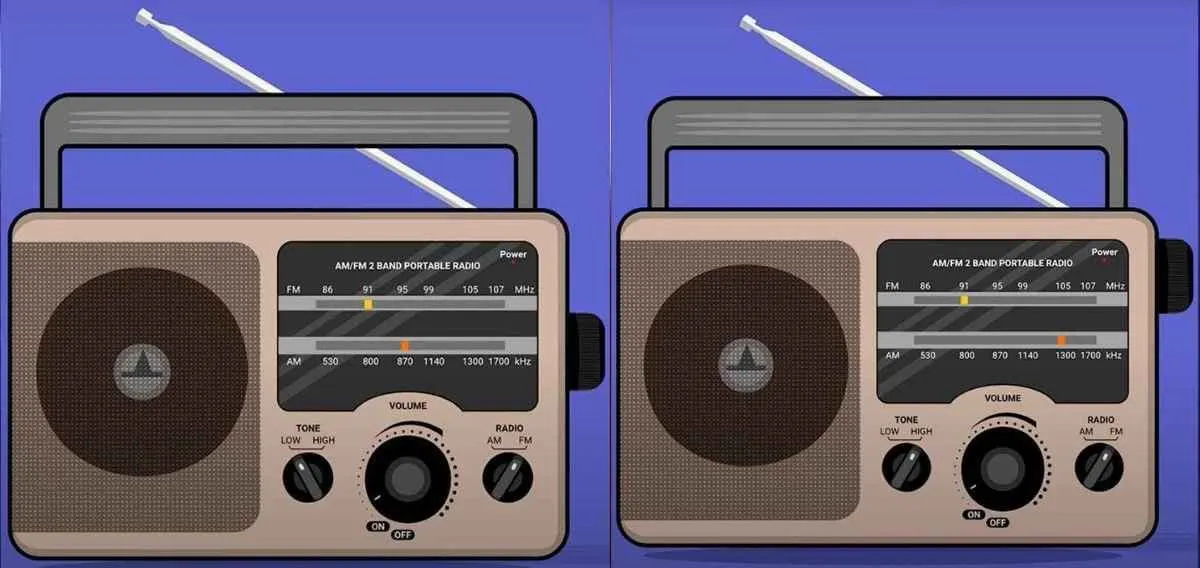 Tes Ilusi Optik: Temukan 3 Perbedaan pada Gambar Radio dalam Waktu 10 Detik!