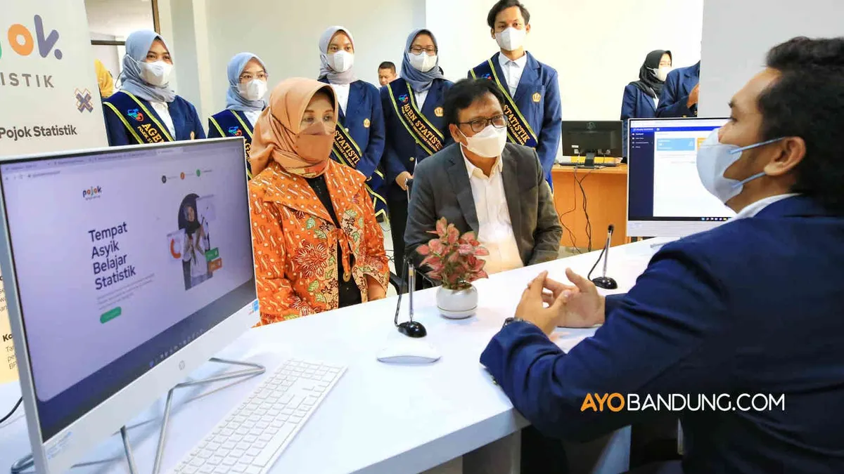 Peresmian Pojok Statistik di Kampus Unpad.