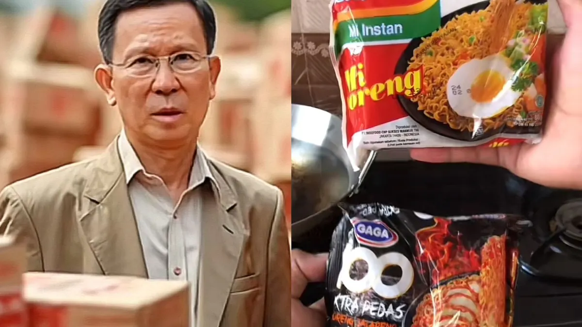 Potretr Djajadi Djaja pengusaha asal Medan, Sumut penggagas Indomie dan Mie Gaga.