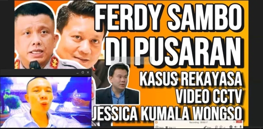 Rismon Sianipar Bongkar Peran Ferdy Sambo di Pusaran Kasus Rekayasa CCTV Jessica Wongso