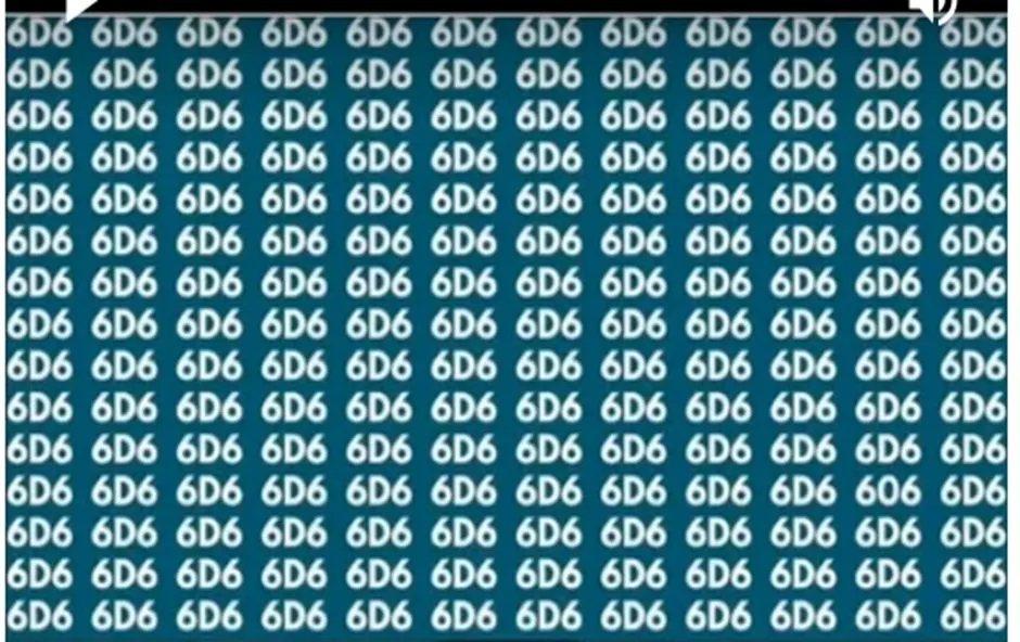 Ada angka 606 di antara banyak 6D6 dalam gambar tes ilusi optik kali ini. Bisakah kamu menemukannya dalam waktu 5 detik?